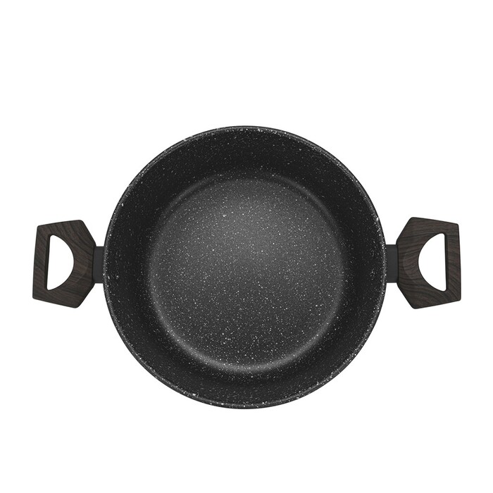 Каструля Fissman CARRIE 24x11 см/4,67л. зі скляною кришкою алюміній з антипригарним покриттям (14483)