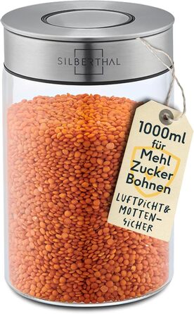 Баночка для зберігання з кришкой 1000 мл SILBERTHAL
