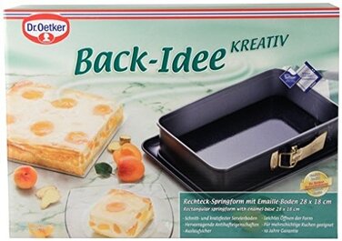 Форма для выпечки лазаньи разъемная 28 x 18 x 7 см Back - Idee Kreativ Dr. Oetker