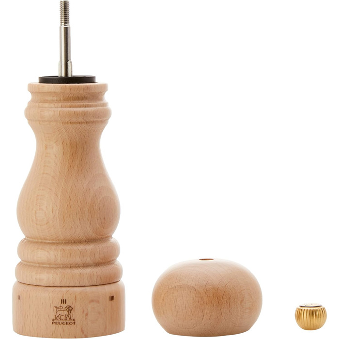 Перец/Соль, регулировка помола u'Select, Высота 18 см, Дерево, Коричневый, 2/23461 (Натуральная, Мельница для перца и соли)