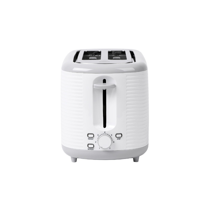 ARDESTO Тостер White stripes T-F17WG 930Вт, пластик, белый+серый
