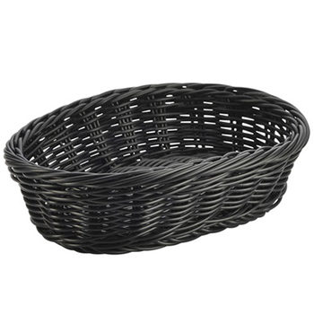 Кошик 22.5*15.5 см плетений овальний темний, GenWare