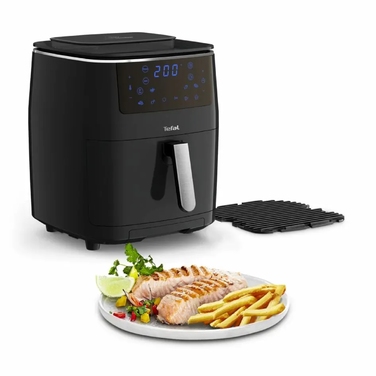 Tefal Мультипіч Easy Fry Grill&Steam, 1430Вт, чаша-6.2л, сенсорне керув., 8 програм, пластик, чорний