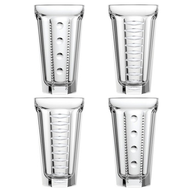 Стакан 340 мл, набор 4 шт., 2 разных дизайна, Saga, La Rochere