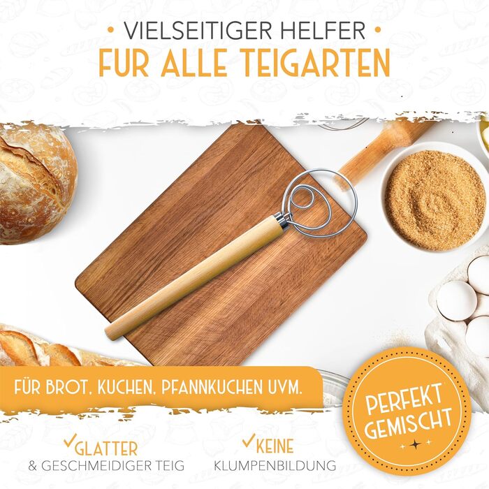 Форма для випікання хліба KRUSTENZAUBER з кришкою та кошиком для розстойки - міцна чавунна форма для випікання 28 см - ідеально підходить як форма для хліба, форма для випічки тостів, форма для хліба, чавунна каструля, аксесуари для випікання хліба, горщи