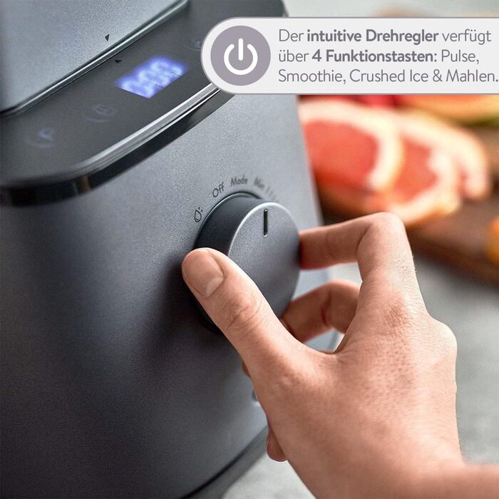 Высокопроизводительный блендер 2000 Вт 32000 об/мин с функцией самоочистки Springlane Kitchen