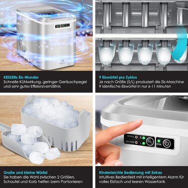 Льодогенератор 2,2 л 150 Вт KESSER
