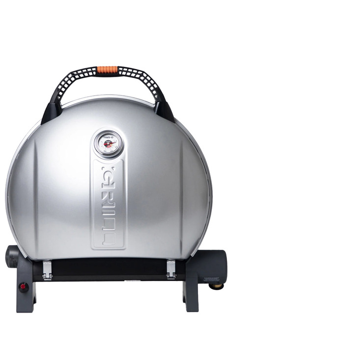 Портативний переносний газовий гриль O-GRILL 900, срібло Код: 013344