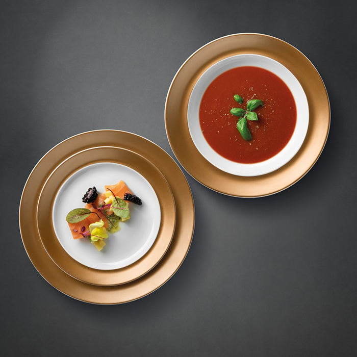 Набір тарілок BergHOFF GEM, білий, 3 шт.