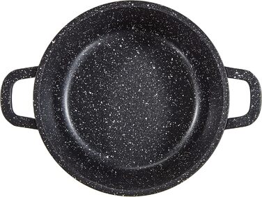 Каструля 2,2 л алюмінієва із скляною кришкою 20 см Kamberg