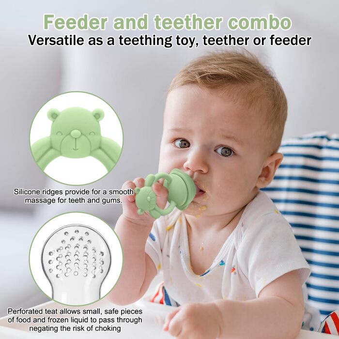 Набір силкіконових ніблерів для дітей 2 шт. CLDY