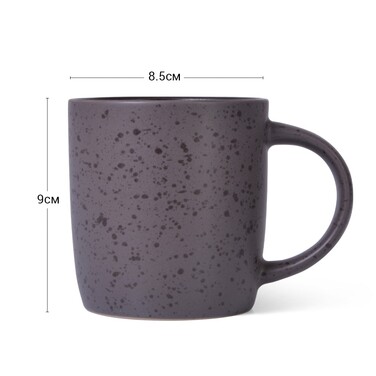 Кухоль Fissman 330 мл, колір КОРИЧНЕВИЙ (6063)