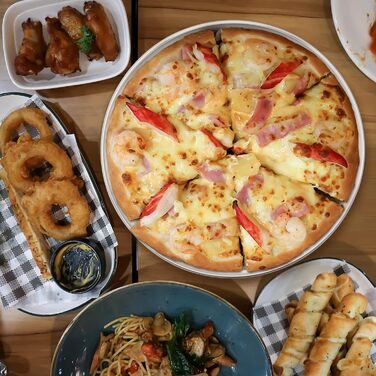 Набор лотков для пиццы 4 шт. 30 см из нержавеющей стали Herogo