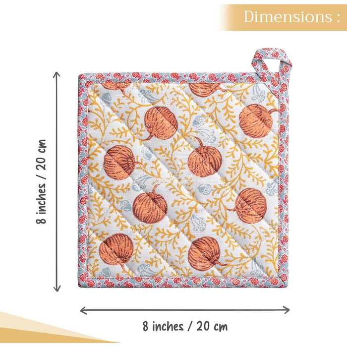 Рукавички для духовки Maison d&39 Hermine, підставки для каструль, 100 бавовна, термостійкі кухонні рукавички, рукавички для духовки (19 см x 33 см) та підставки для каструль (20 см x 20 см) для приготування їжі, Морзін - рукавички для духовки (19 x 33 см