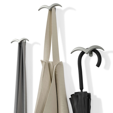 Набір з 3 настінних гачків Alouette 3 предмета нікель Umbra