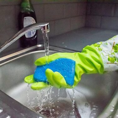 Гумові рукавички для миття посуду 45 см TRIXES