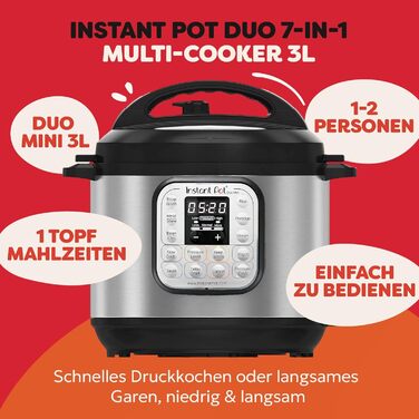 Електрична мультиварка 3 л 1000 Вт Instant Pot