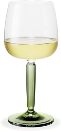 Бокал для белого вина 350 мл, набор 2 предмета, зеленый Hammershøi Kähler