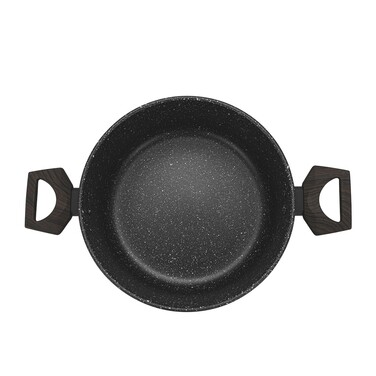 Каструля Fissman CARRIE 24x11 см/4,67л. зі скляною кришкою алюміній з антипригарним покриттям (14483)