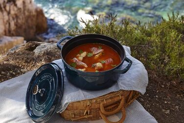 Каструля / жаровня 20 см з кришкою La Mer Staub