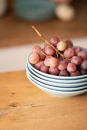 Набор из 6 тарелок для супа 21 см Konsimo