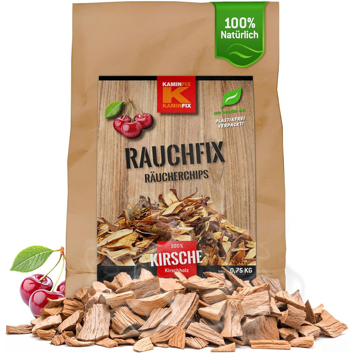 Вишнева стружка для копчення 750 г Kaminfix