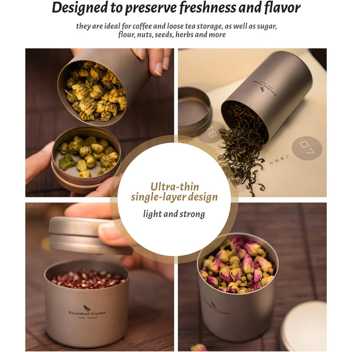 Зовнішня портативна консервна банка для кавових приправ Boundless Voyage