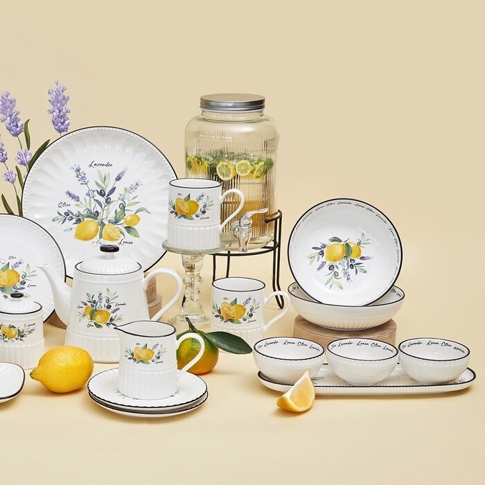 Набор из 2-х глубоких тарелок Fissman 18 см PROVENCE фарфор (13625)