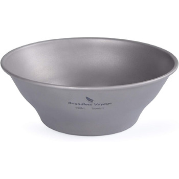 Мл Титановые миски Тарелка Сверхлегкая одностенная чаша Тарелка Наружная посуда для кемпинга Кухонная утварь с сумкой для переноски Ti1107T (Ti1106T-600 мл Миска), 800