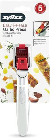 Практичний прес для великих зубчиків часнику, також з лушпинням. Включає інструмент для чищення (прес для часнику Easy Press, одинарний), 12150 Susi 3