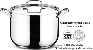 Універсальний набір кухонного посуду з нержавіючої сталі, 24 предмети Sfiziosa Lagostina