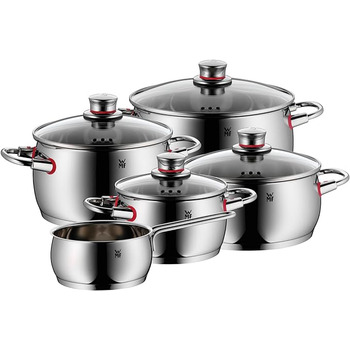 Набір каструль 9 предметів, нержавіюча сталь Quality One WMF