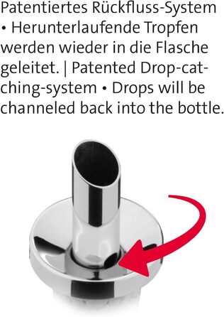 Пробка для олії/оцту 4 запасні пробки з клапанами Westmark