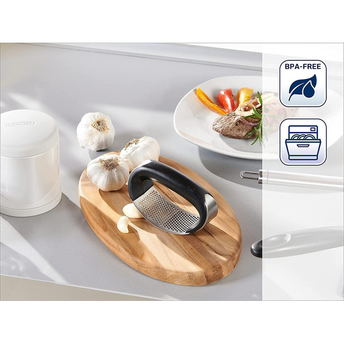 Часниковий прес з нержавіючої сталі 14 x 5,1 см Leifheit