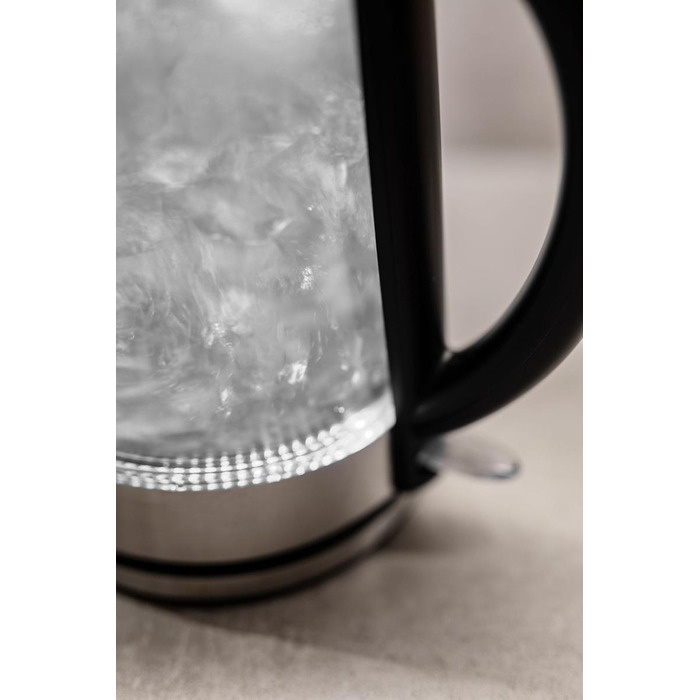 Gorenje Электрочайник 1.7л, 2,200 Вт, strix контроль, стекло, нерж