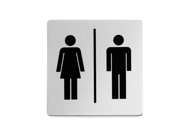 Табличка на двері - Чоловік / Жінка силует Indici Zack