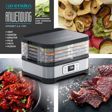 Дегидратор на 5 полок, 260 Вт Arendo