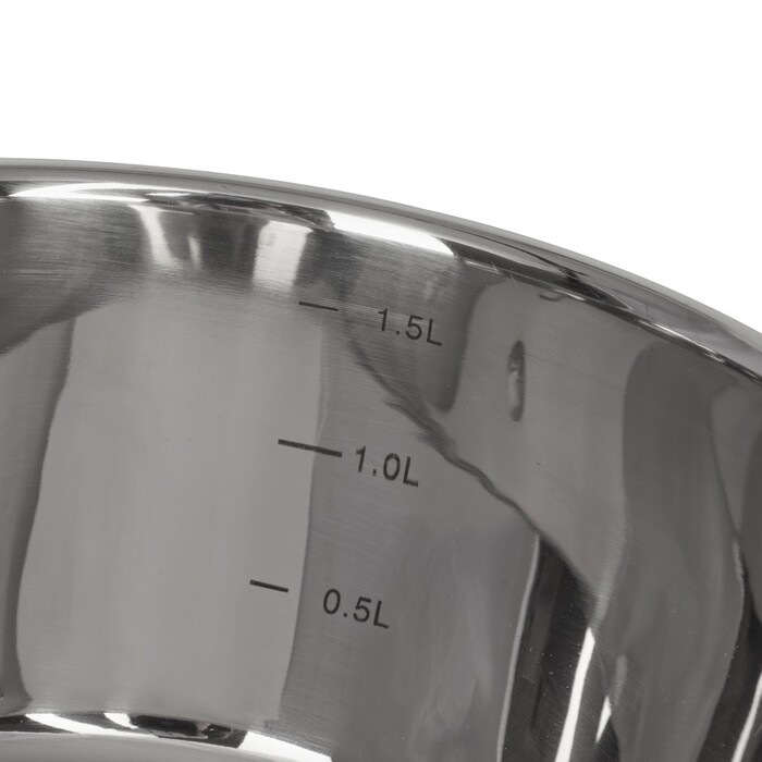 Ковш Fissman FELICE 20x10 см/3,2 л. без крышки нержавеющая сталь (5336)