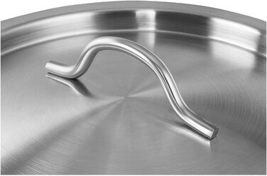 Каструля 25 л з нержавіючої сталі з кришкою 32 см Royal Catering