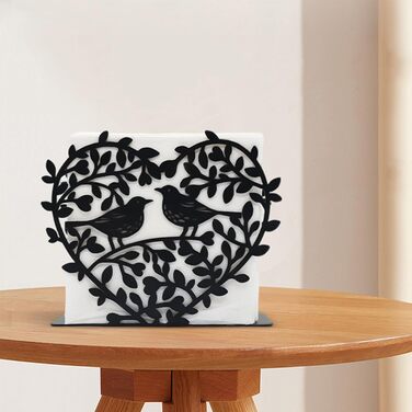 Чорний тримач для серветок чорний Ainmto