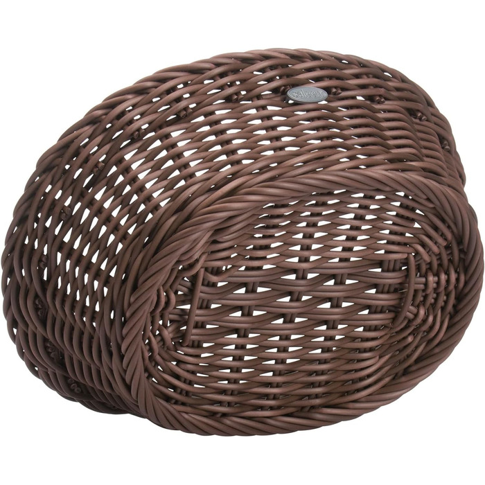 Багатоцільовий кошик, підходить для готелів і громадського харчування, овальний, приблизно 32 x 23 x 7 см, коричневий Saleen