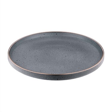 ARDESTO Тарілка обідня Fasano, 26см, кераміка, сірий темний