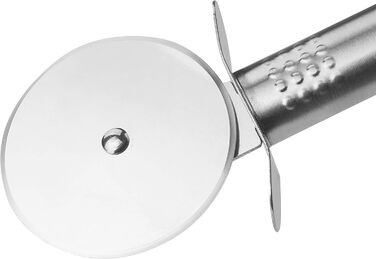 Відкривачка для консервів Fackelmann OVAL GRIP, практична відкривачка для консервів з нержавіючої сталі, універсальна відкривачка з ергономічною ручкою (колір сріблястий), кількість (18,5 см (уп. 2))