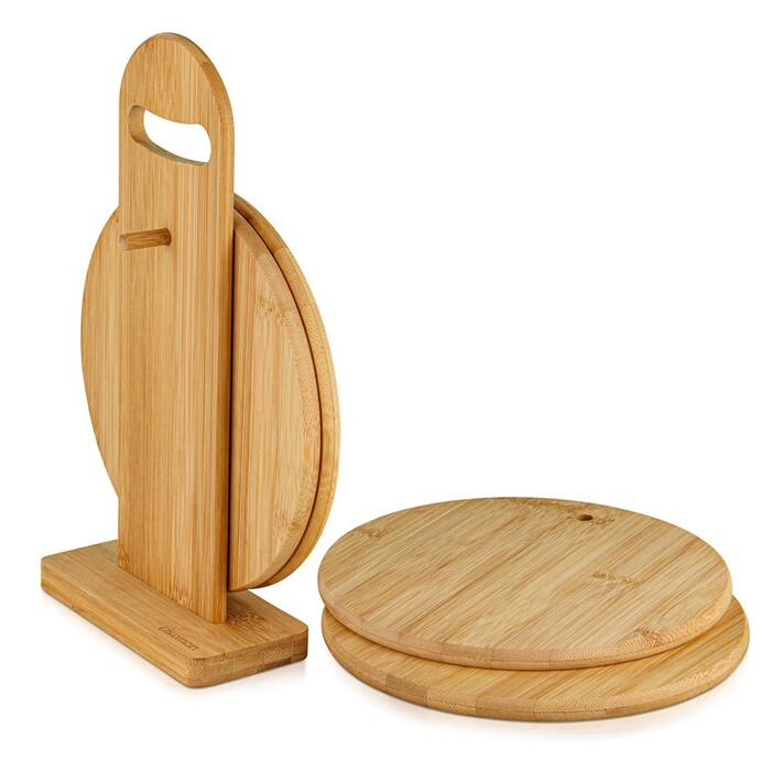 Набір із 4 обробних дошок Fissman 20x1см (8787)