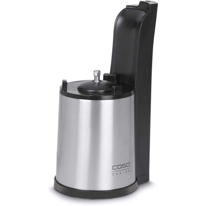 Дизайн повільної соковижималки, результат тесту 'Дуже добре', соковижималка для фруктів, овочів і зелені, великий завантажувальний отвір 75 мм Ø для цілих фруктів, з ситом для соку і сорбету, чорний, нержавіюча сталь, 500 -