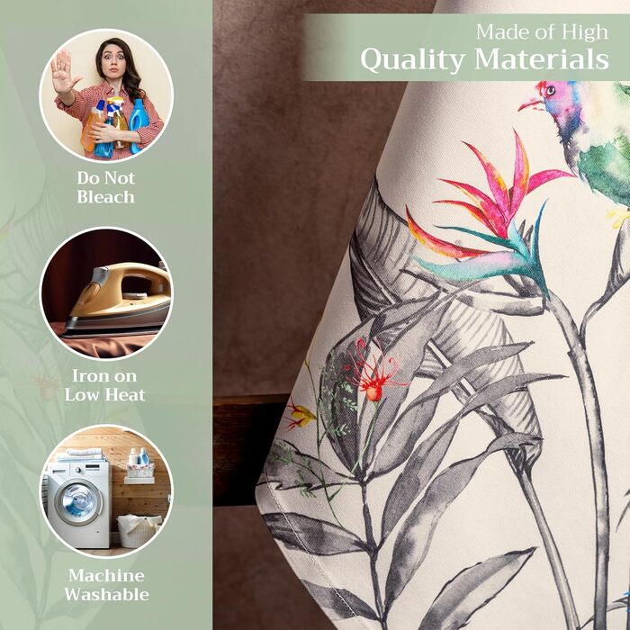 Набір із 3 кухонних рушників універсального призначення, 100 бавовна Барні рушники День подяки/Різдво (50 см x 70 см) (03 - Kitchen-Profiia, 50 x 70 см (набір із 3 шт.)), 39 Hermine Noel