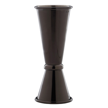 Джіггер 25/50 мл, чорний метал, GenWare