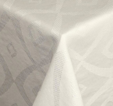 Скатертина 150 х 200 см (бежевий), 100% поліестер Tradilinge Brunch Ecru