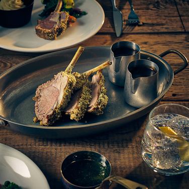 Сковорода для подачі 34*23 см, овальна, металева, Vintage Steel, GenWare