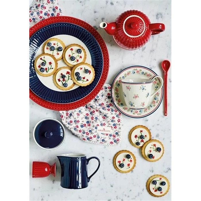 Тарілка для пасти 21,5 см, темно-синя Alice GreenGate